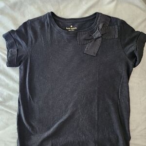 Kate Spade Black Top with Gold Accents